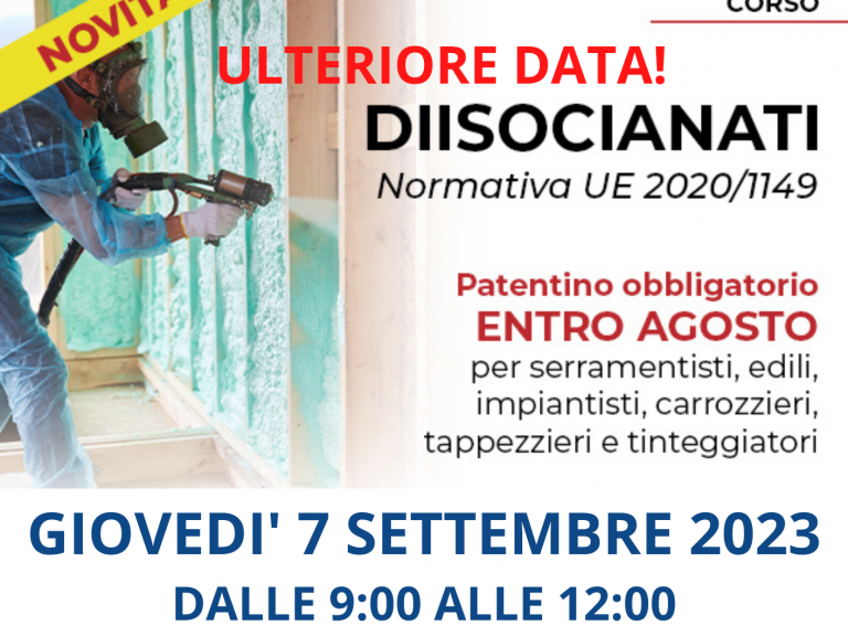 CORSO DIISOCIANATI 0709