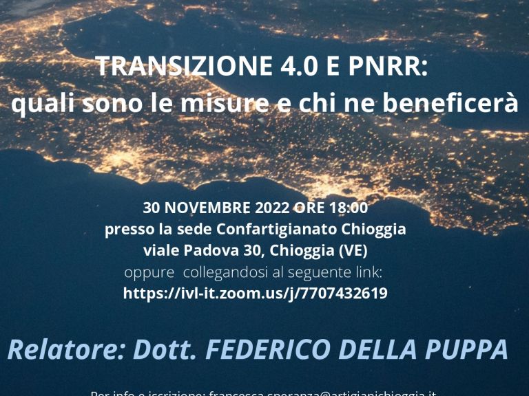 TRANSIZIONE 4.0 E PNRR